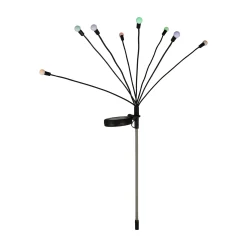 Buitenverlichting|Buitenverlichting>Lamp vuurvlieg LED 8 Multi solar