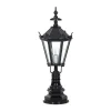 Diamant Buitenverlichting|Buitenverlichting>Lamp Zaandam 85 cm staand Zwart
