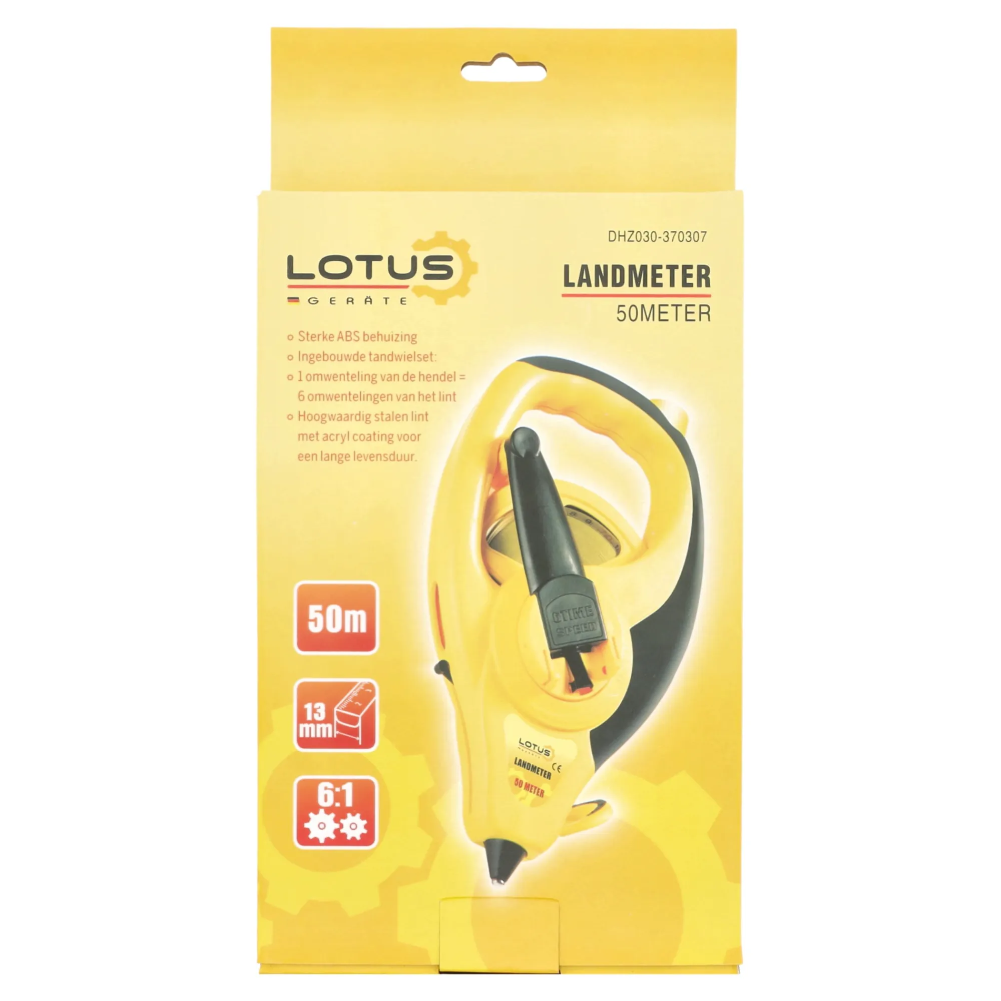 Lotus Handgereedschap>Landmeter 50m 10mm prof