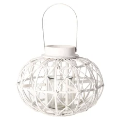 O'malley Woondecoratie>Lantaarn Montra 25 cm wit