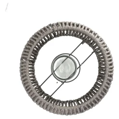 Woondecoratie>Lantaarn papier grijs 26 cm