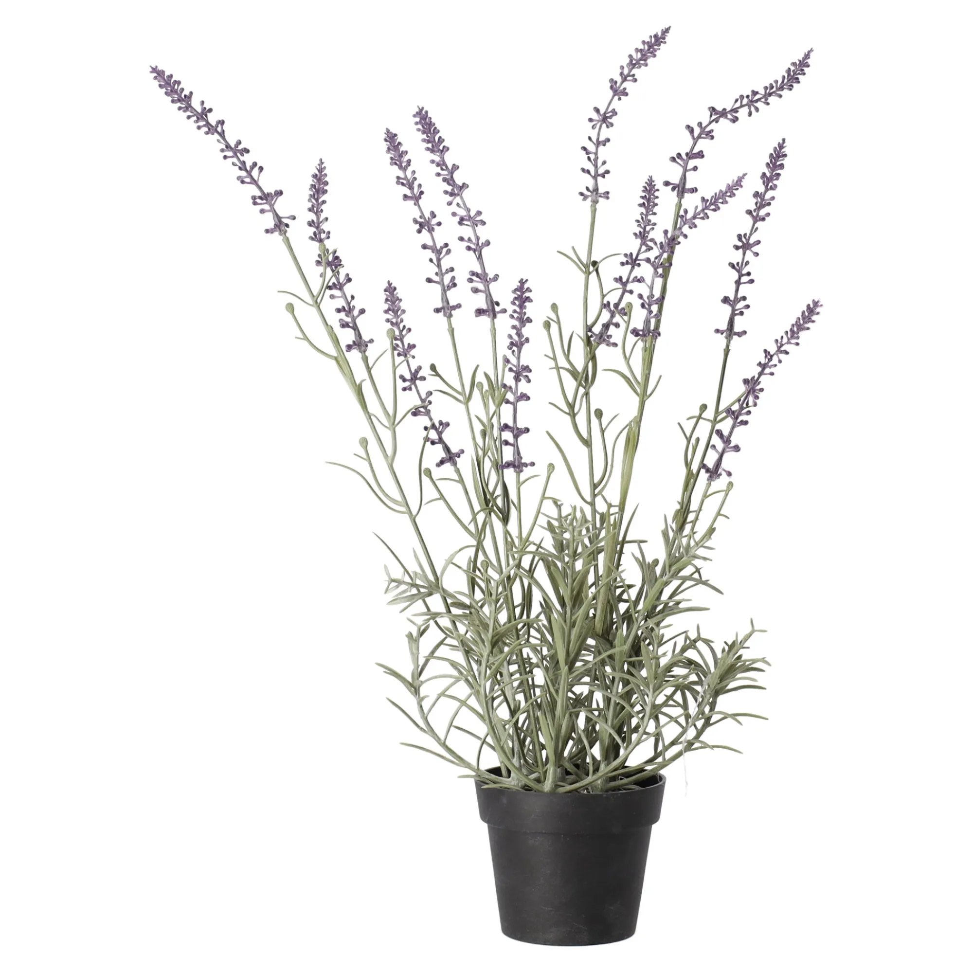 Decoris Kunstplanten En Kunstbloemen>Lavendel in pot, 3 assorti