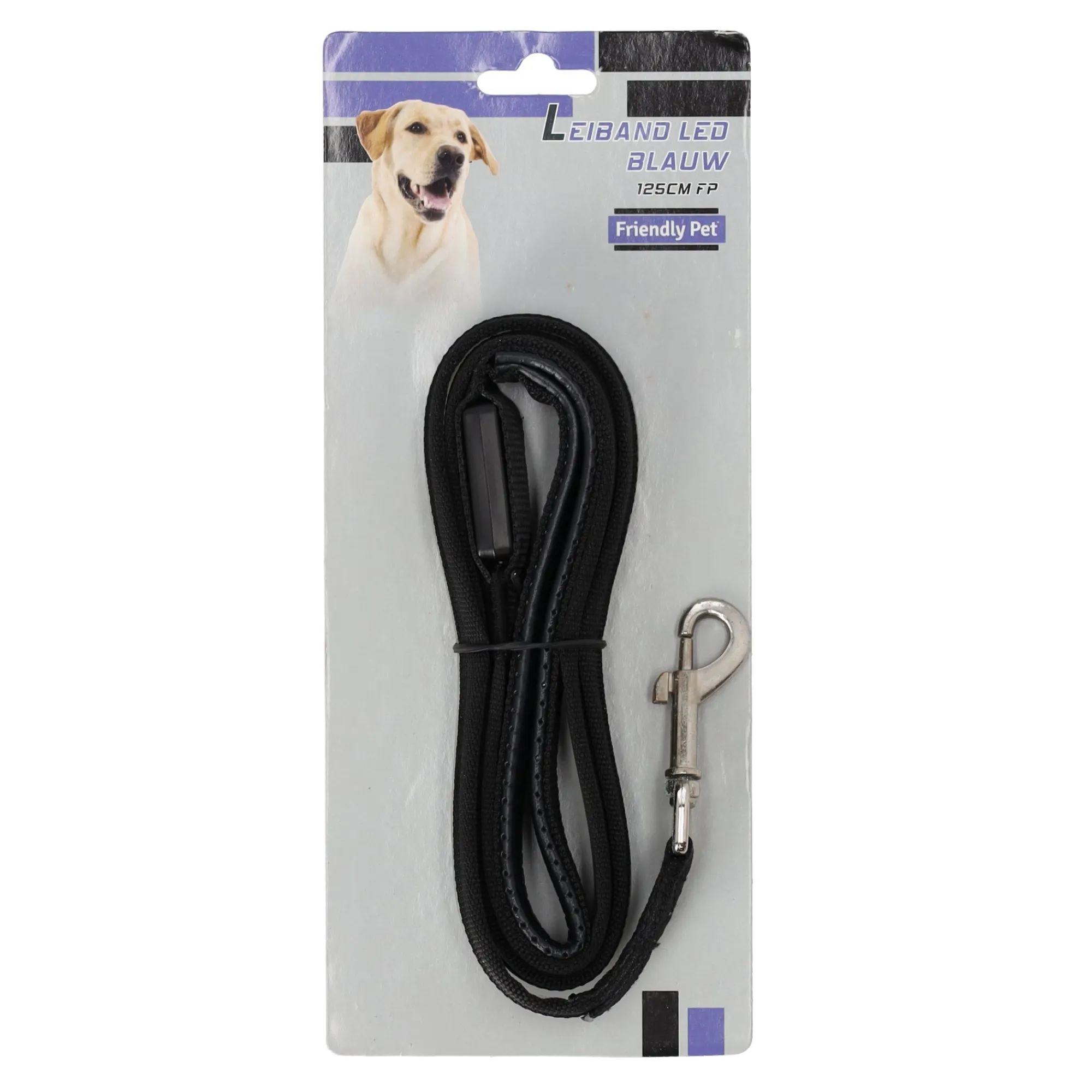 Friendly Pet Hondenriem>Leiband LED blauw 125cm FP