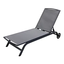 Bois le Duc Tuinstoelen>Ligbed Savino Antraciet