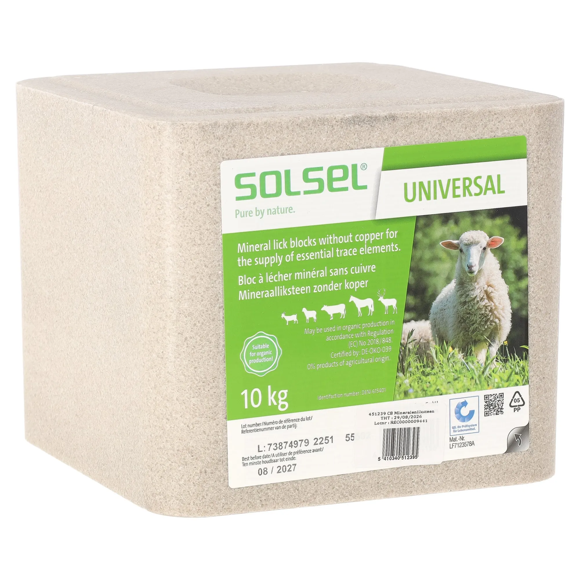 Versele Laga Geit|Schaap>Liksteen mineraal 10 kg Country's Best
