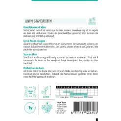 Horti Tops Moestuin>Linum rood