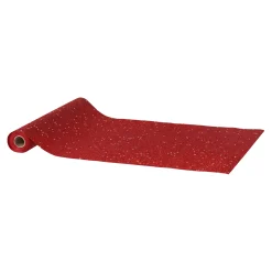 Woondecoratie>Loper glitter rood 28 x 300 cm