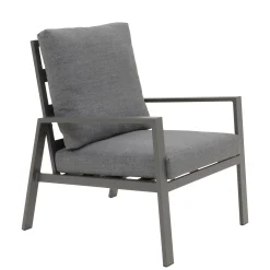 Bois le Duc Loungesets>Loungeset Olda antraciet met kussens