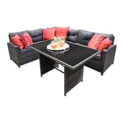 Bois le Duc Loungesets>Loungeset Vazzi Willow Grey