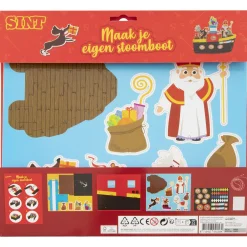 Creative Craft Group Kerstdecoratie>Maak je eigen boot Sint
