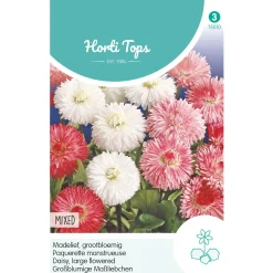 Horti Tops Moestuin>Madelief Monstrosa dubbelbloemig mix