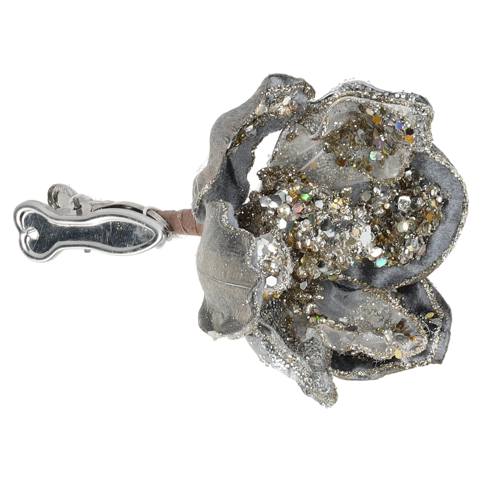 Kerstdecoratie|Kunstplanten En Kunstbloemen>Magnolia mini winter lux gray