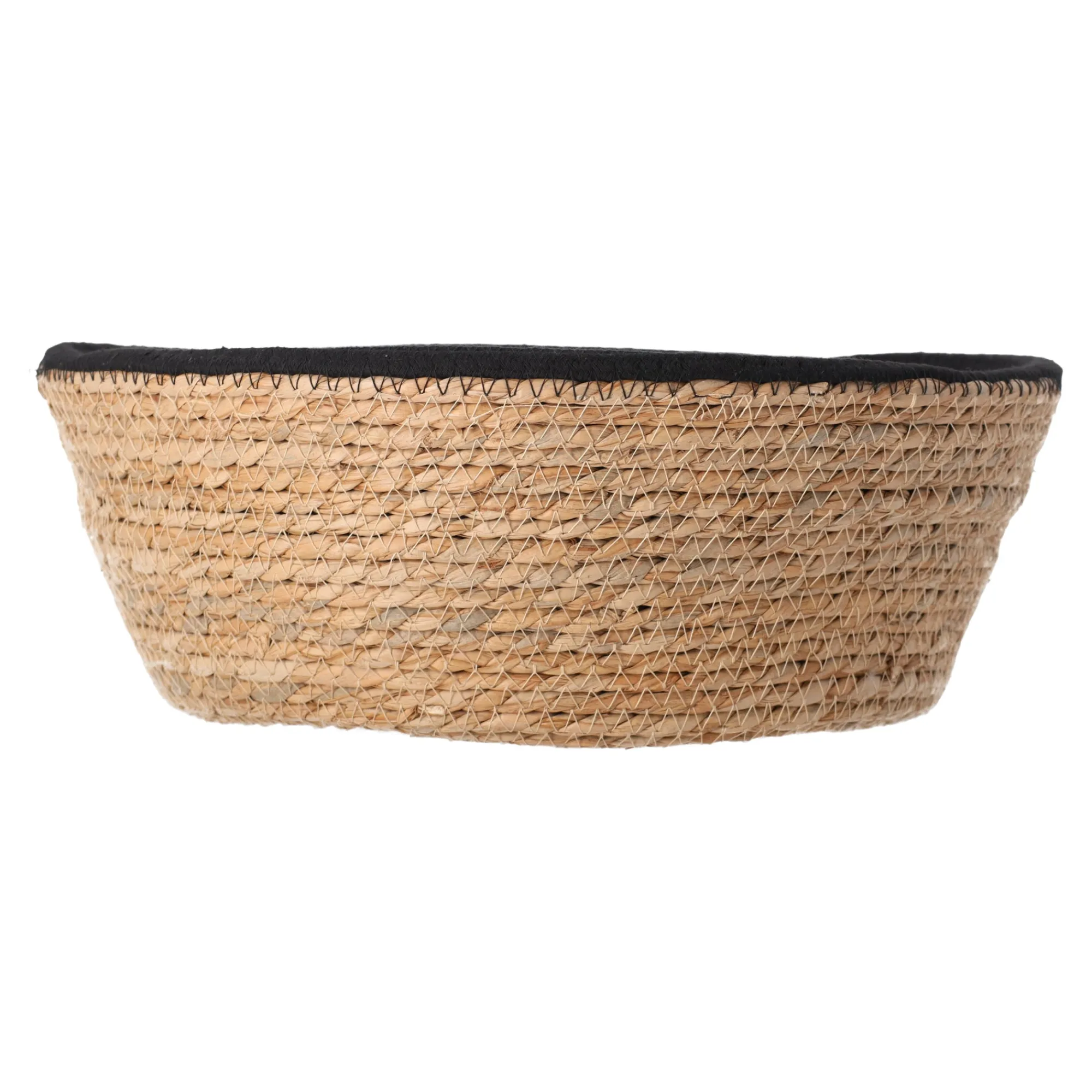 Woondecoratie>Mand Groise 40 cm zwart/naturel