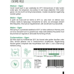 Horti Tops Moestuin>Meloenen Ogen zaad