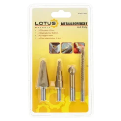 Lotus Toebehoren Elektrisch Gereedschap>Metaalborenset multi 4-delig