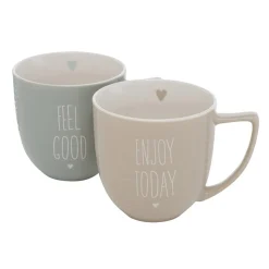 Boltze home Koken & Tafelen>Mok Amber 400ml 2 assorti