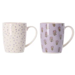 Decoris Koken & Tafelen>Mok met bloemen 10 cm