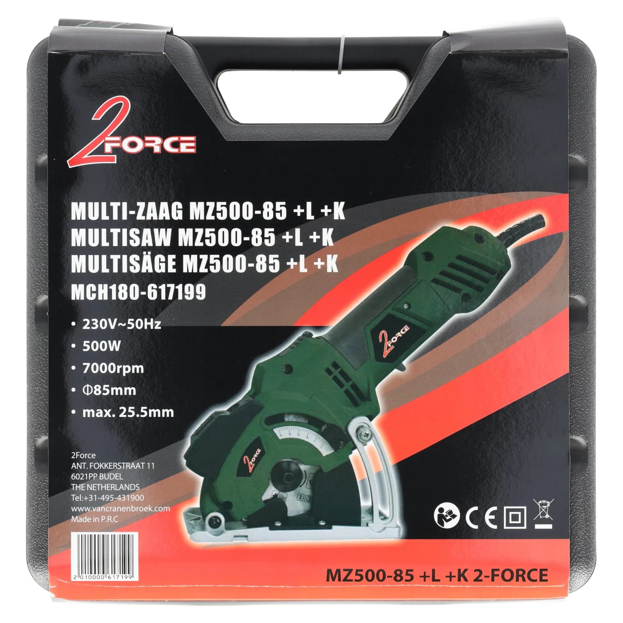 2-Force Elektrisch Gereedschap>Multizaag MZ500-85 met Laser