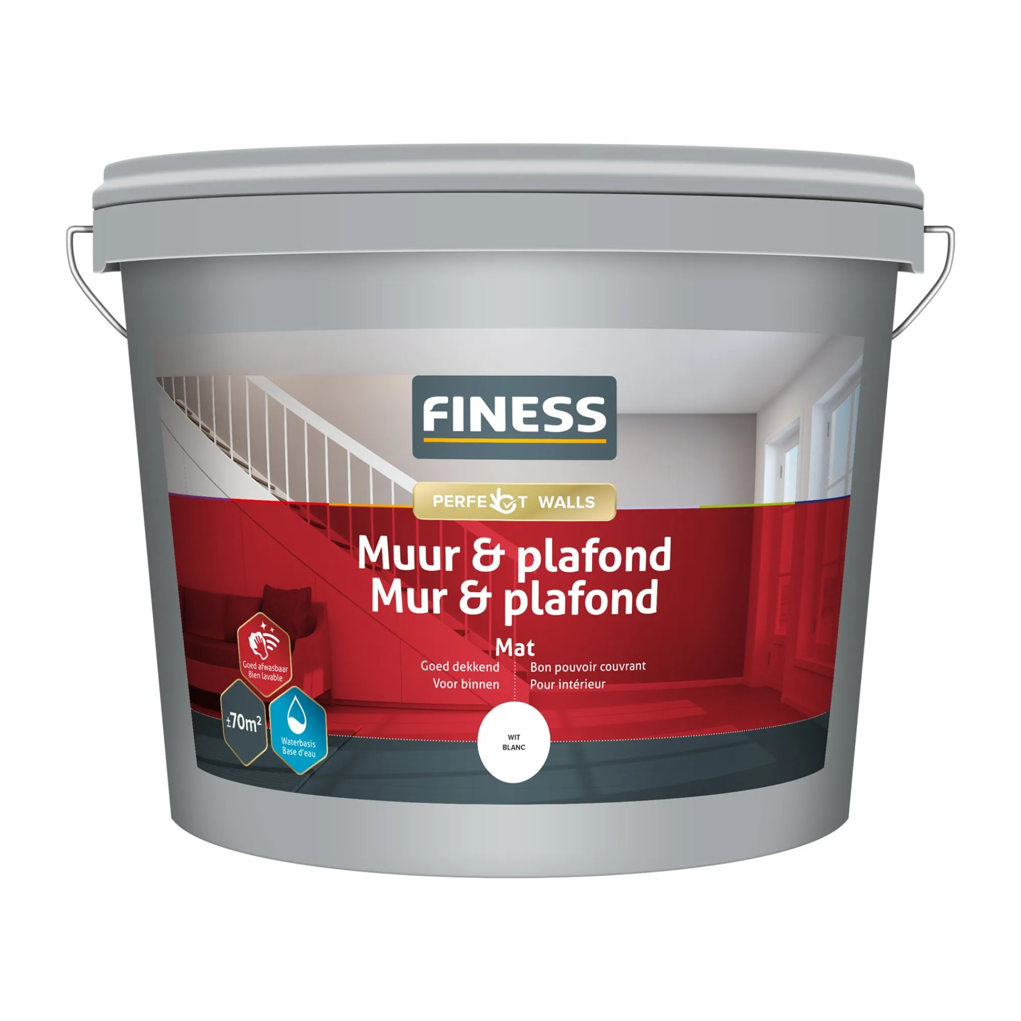 Finess Muurverf>Muurverf wit 1410 10L