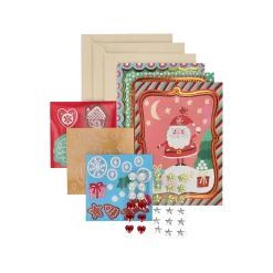 Creative Craft Group Kerstdecoratie>MYO kerstkaarten 3st