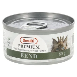 Smulti Kattenvoer>Natvoer kat slices eend 80g