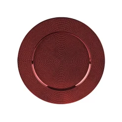 Kerstdecoratie>Onderbord rood 33 cm