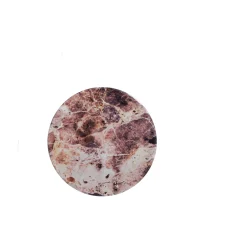 Natural Collections Koken & Tafelen>Onderzetter rond marble 10 cm 6 assorti
