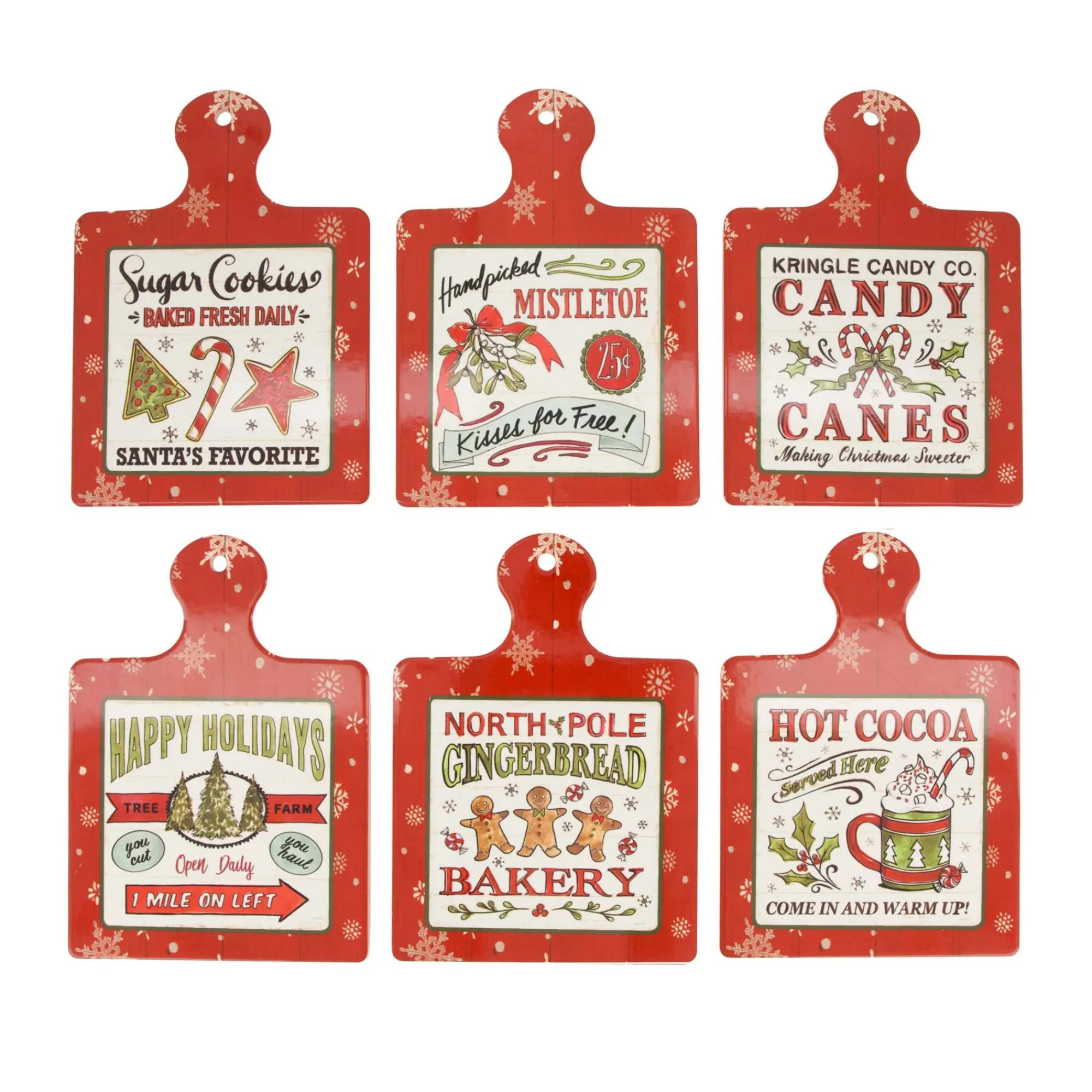 Natural Collections Kerstdecoratie>Onderzetter Xmas 17x24cm