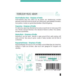Horti Tops Moestuin>Oost-Indische Kers Empress Of India