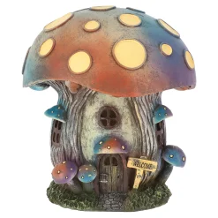 Van Cranenbroek Tuindecoratie|Woondecoratie>Paddenstoel huis LED 20cm
