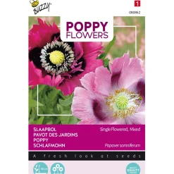Buzzy Moestuin>Papaver Enkelbloemig mix
