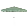 Decoris Parasol>Parasol Hamama 270cm groen