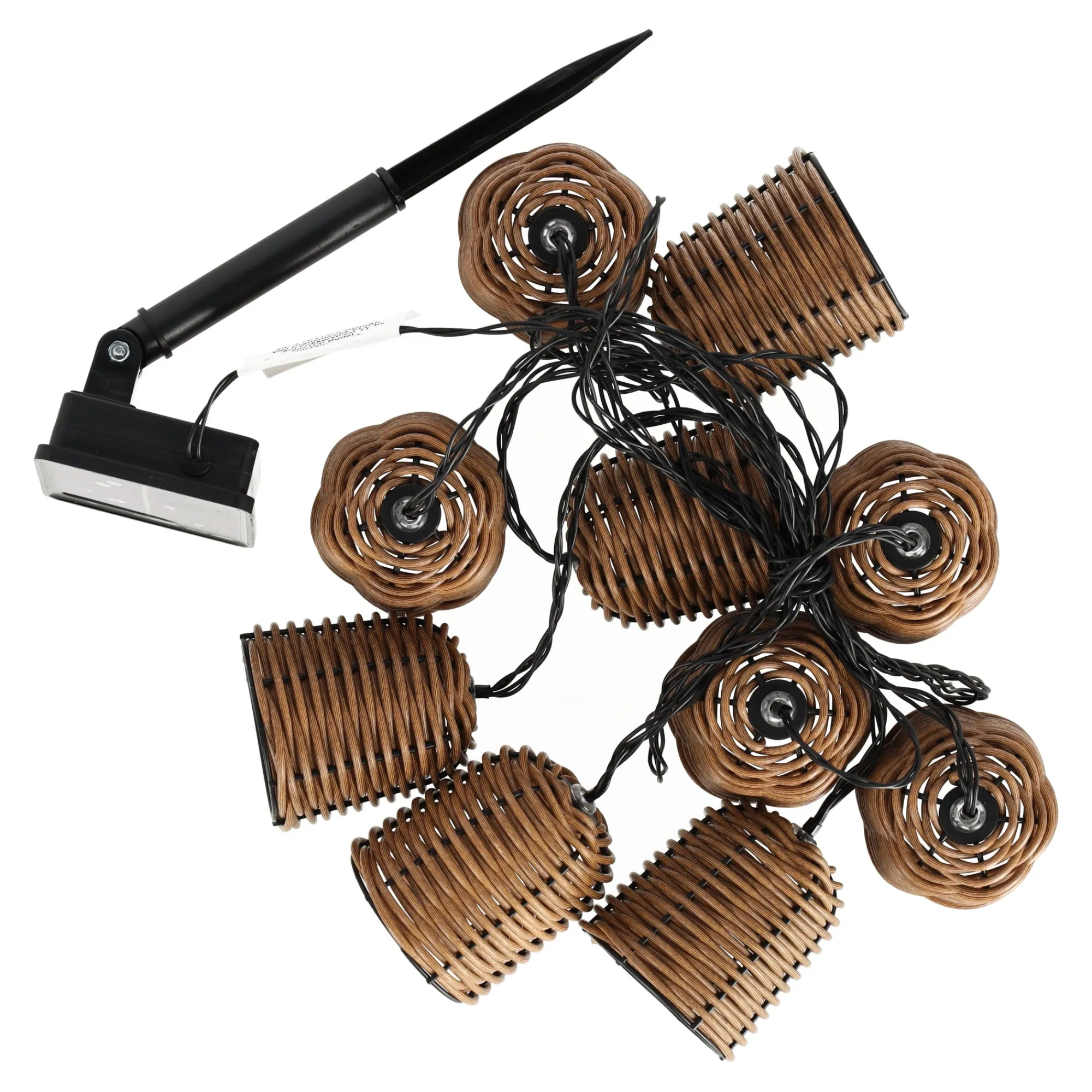 O'malley Buitenverlichting|Buitenverlichting>Partylight solar 10LED Warm Wit