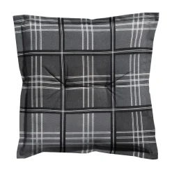 Madison Tuinkussens>Patchy grey hocker 50x50