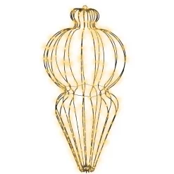 O'malley Kerstdecoratie|Kerstverlichting>Pegel micro draad 75 cm 320LED-cg