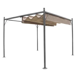 Bois le Duc Overkapping Tuin>Pergola Gatto 3x3M taupe