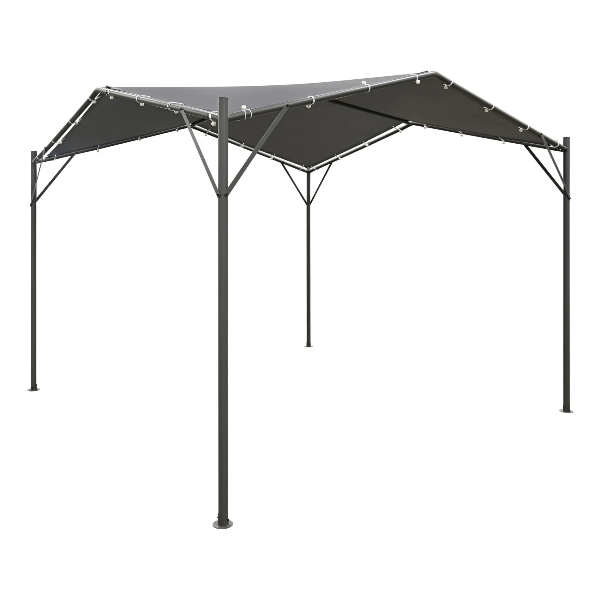 Bois le Duc Overkapping Tuin>Pergola Lombardo 3x3 antraciet