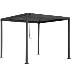 Mirador Overkapping Tuin>Pergola 80 Solid antraciet 3x4m