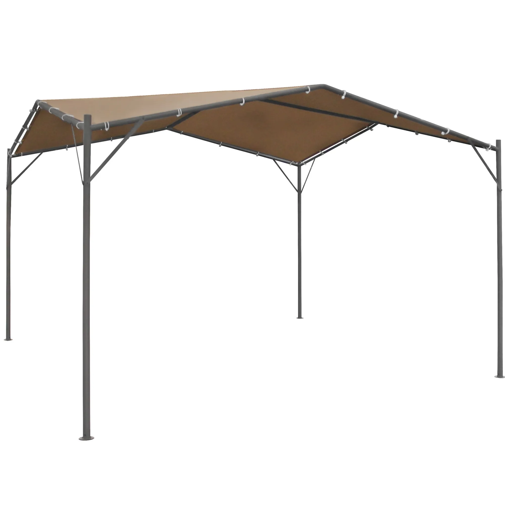Bois le Duc Overkapping Tuin>Pergola Robella 3,5x3,5 m Taupe