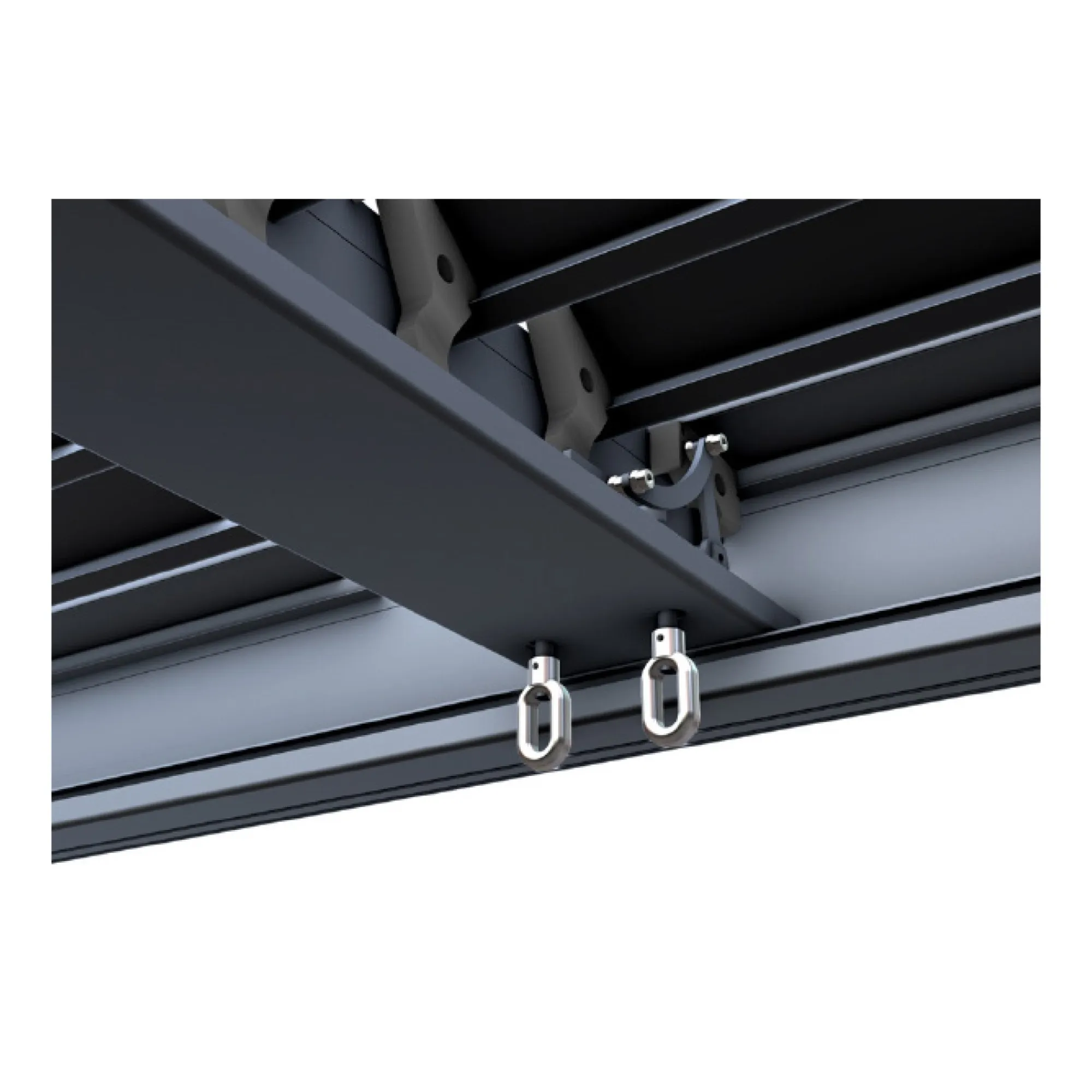 Bois le Duc Overkapping Tuin>Pergola Varzo Antraciet 3 x 6 m