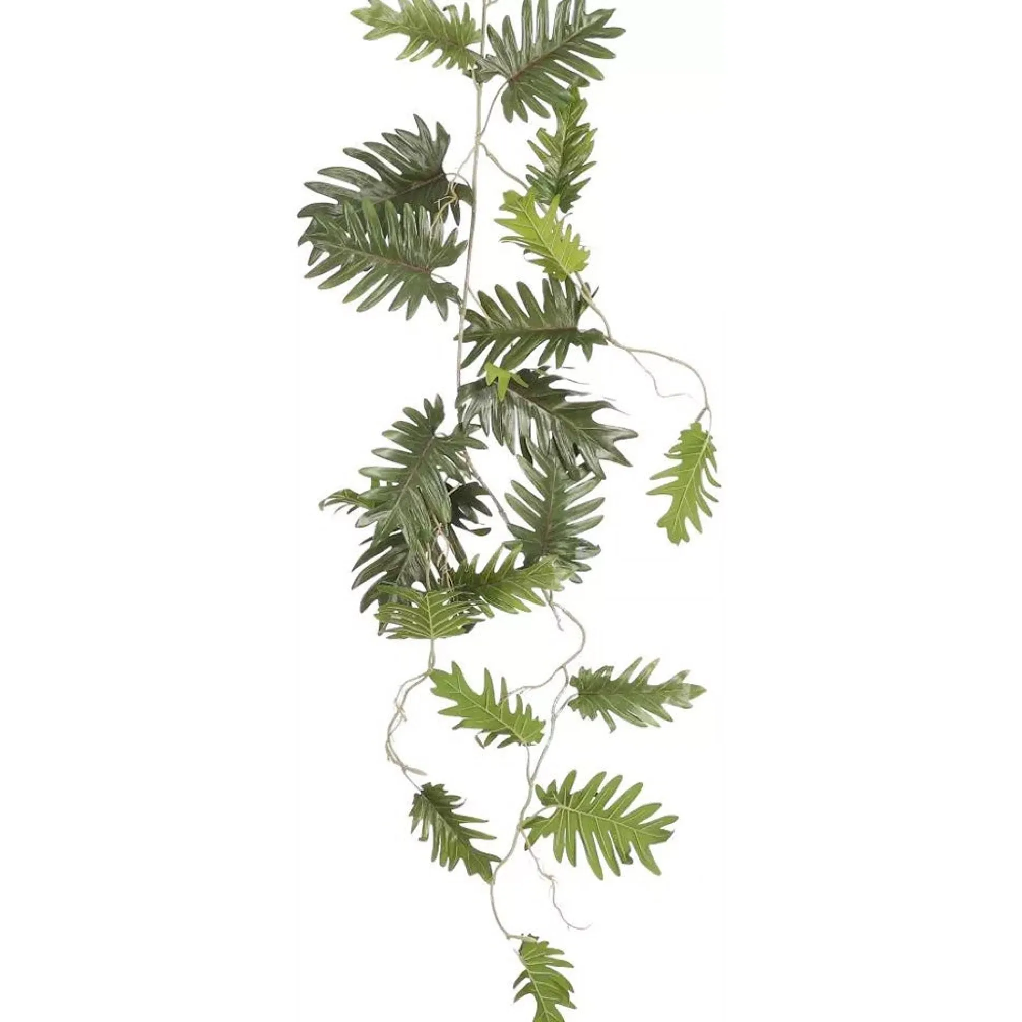 Mica Decorations Kunstplanten En Kunstbloemen>Philodendron selloum hangend groen 115 cm