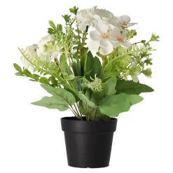 Everlands Kunstplanten En Kunstbloemen>Plant in pot 24 cm diverse assorti