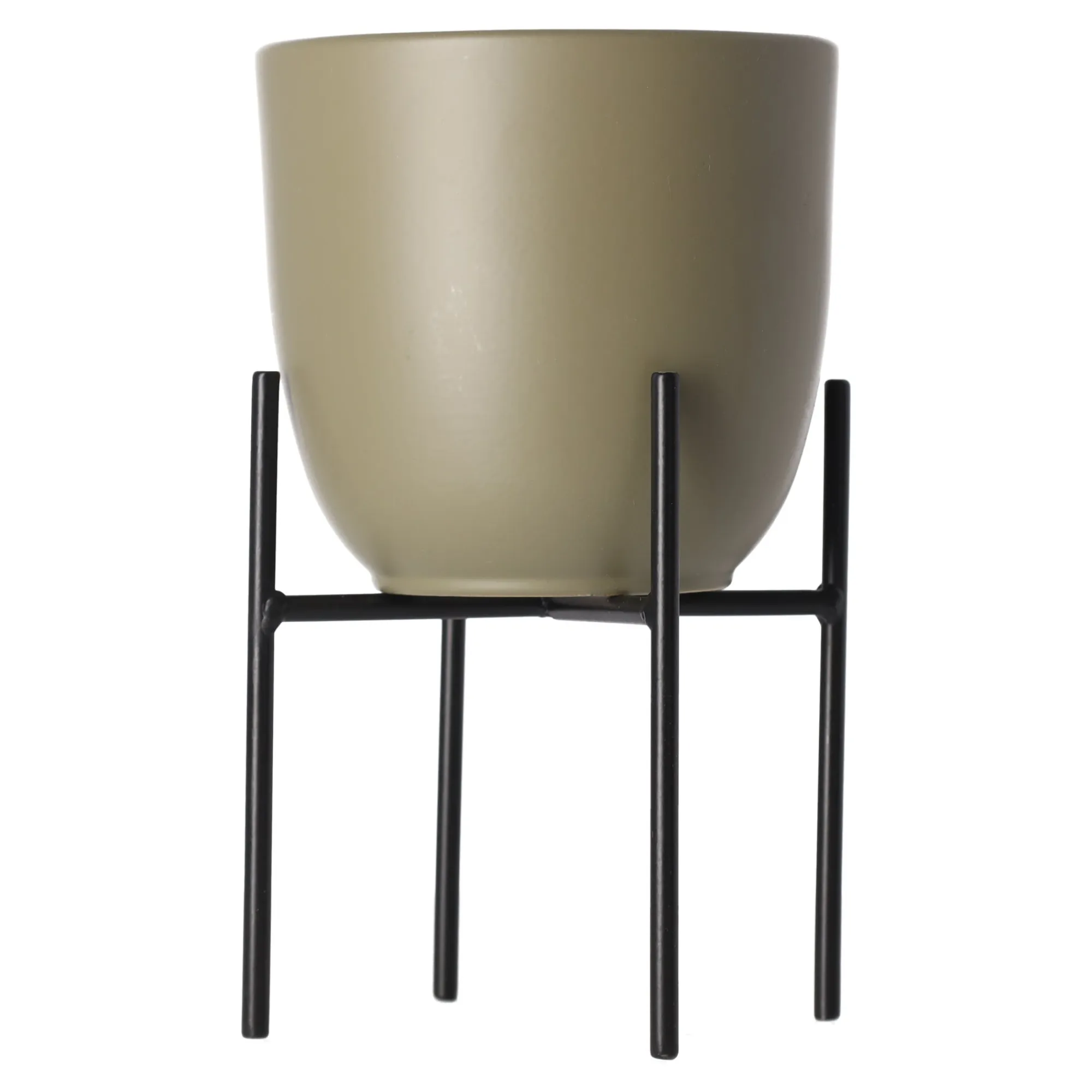 Mica Decorations Kunstplanten En Kunstbloemen>Plant standaard Ascot zwart 14 x 13.5 cm