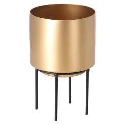 Gusta Vazen En Potten>Plantenpot goud 17 x 11 cm