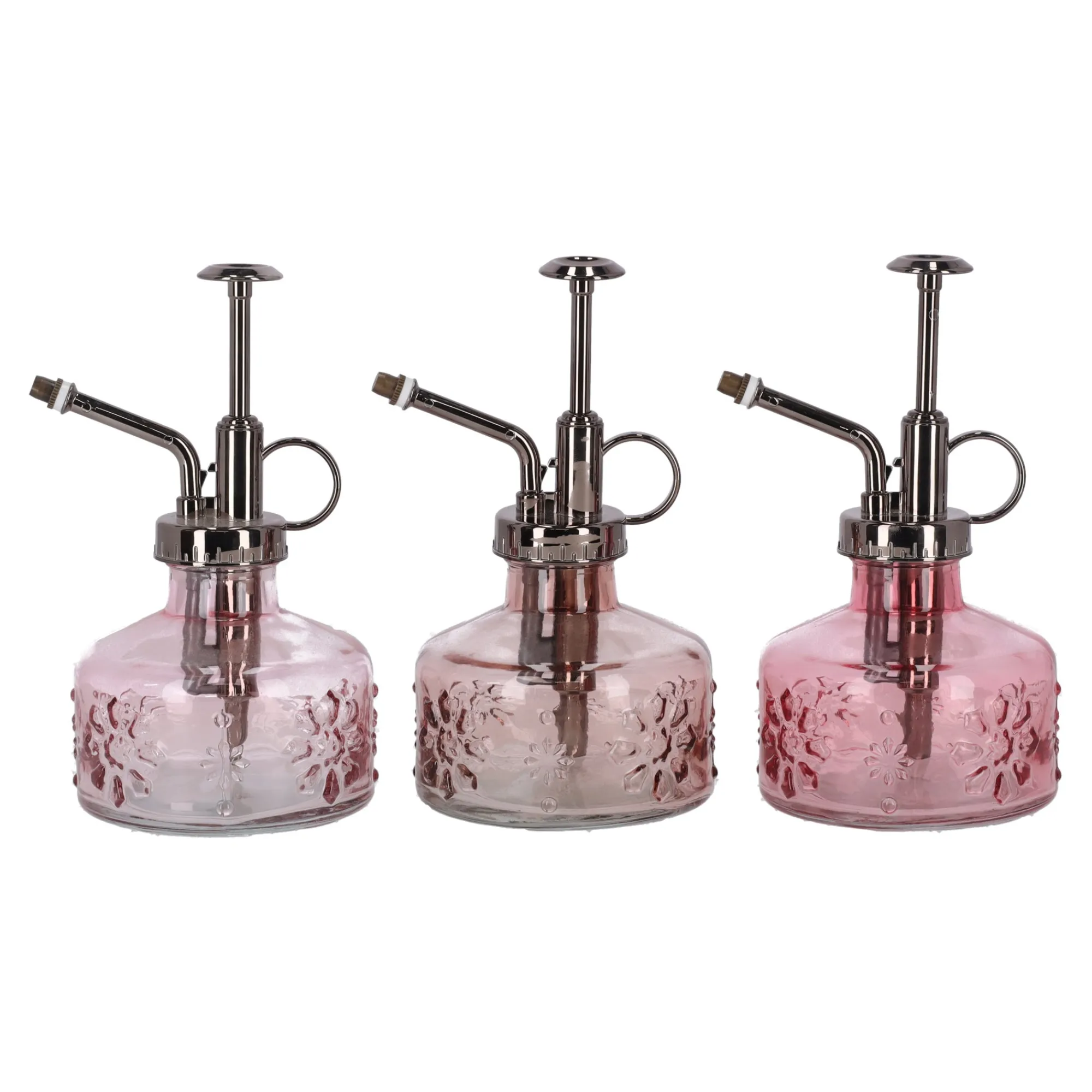 Woondecoratie>Plantenspuit roze 15 cm 3 assorti