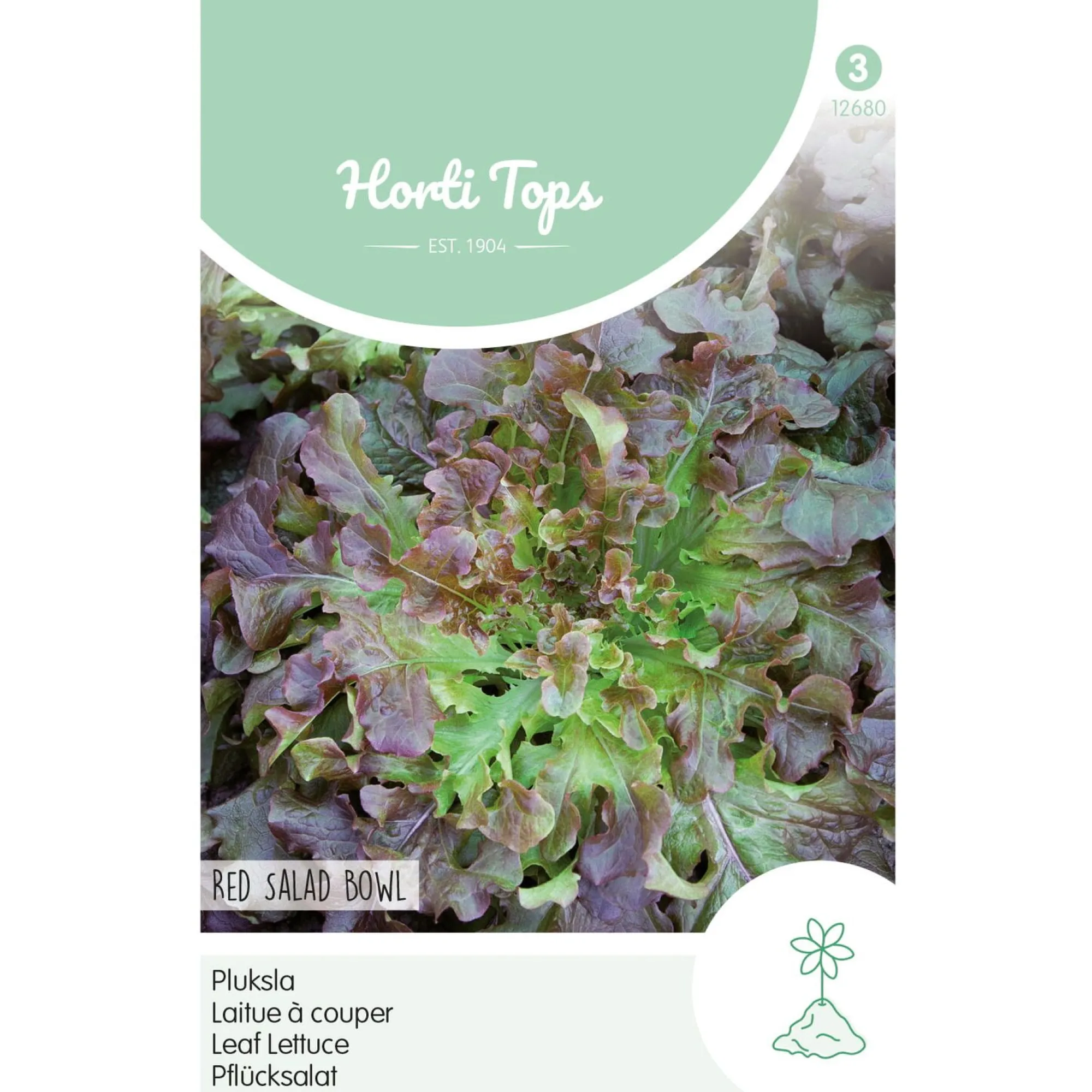 Horti Tops Moestuin>Pluksla Red Salad Bowl