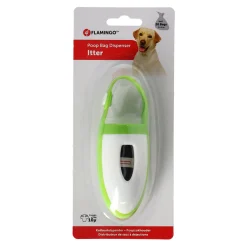 Flamingo Hondenverzorging>Poepzakhouder Itter wit groen 14cm