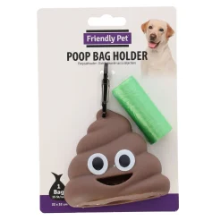 Friendly Pet Hondenverzorging>Poepzakhouder+navulling Droppie bruin
