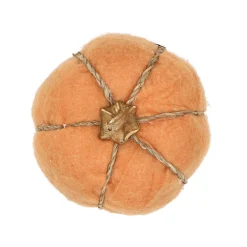 O'malley Woondecoratie>Pompoen vilt orange 13 cm