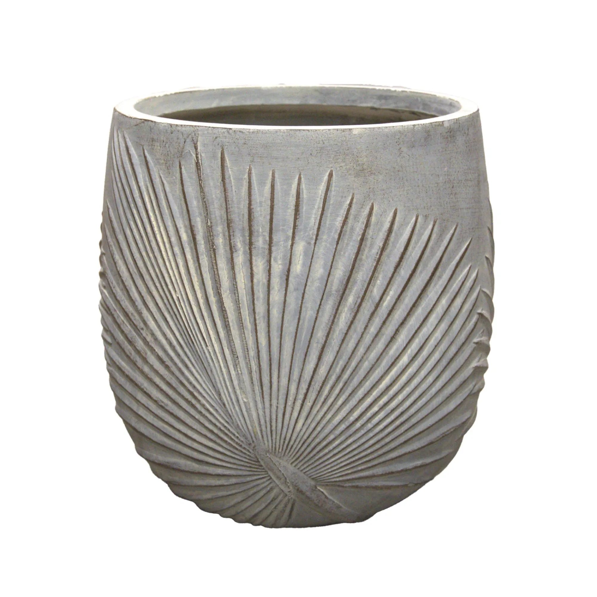 Decoris Tuindecoratie>Pot A x el grijs 23 cm